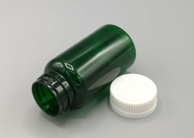 स्वास्थ्य देखभाल उत्पादों की पैकेजिंग के लिए ग्रीन 150ml पीईटी दवा की बोतलें स्टिक लेबल