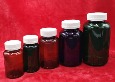 एल्यूमीनियम लाइनर पीईटी दवा की बोतलें सीआर कैप के साथ रंगीन 175 मिलीलीटर की मात्रा