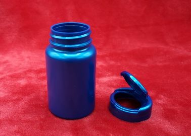रंगीन गोल प्लास्टिक की बोतलें, दवा की गोली की बोतलें खोलना / बंद करना आसान