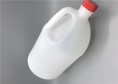 मेडिकल हैंडल एचडीपीई पानी की बोतल, लाल पेंच टोपी के साथ प्लास्टिक की पानी की बोतलें