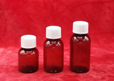 कस्टम क्षमता दवा पीईटी बोतलों, दवा के लिए 1 मिमी दीवार मोटाई फार्मास्युटिकल प्लास्टिक की बोतलें